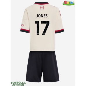 Liverpool Curtis Jones #17 Bortaställ Barn 2025-26 Kortärmad (+ Korta byxor)